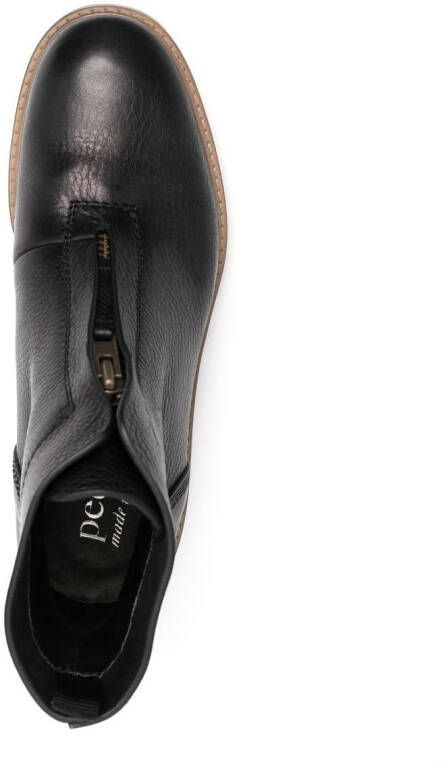 Pedro Garcia front zip-fastening boots Black