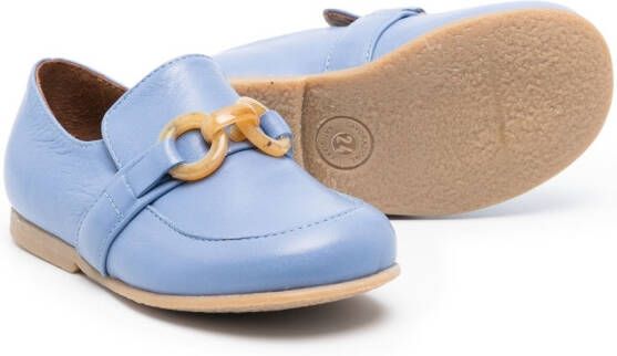 Pèpè Alessio leather loafers Blue