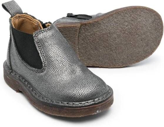 Pèpè ankle leather boots Grey