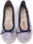 Pèpè bow detailed ballerina shoes Blue - Thumbnail 3