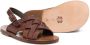 Pèpè braided-strap leather sandals Brown - Thumbnail 2