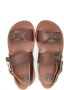 Pèpè buckle-detail leather sandals Brown - Thumbnail 3