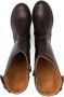 Pèpè buckle-strap leather mid-calf boots Brown - Thumbnail 2