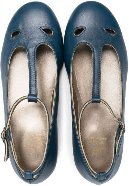 Pèpè buckled ballerina shoes Blue