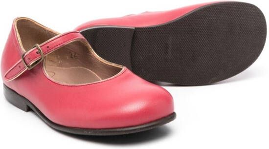 Pèpè buckled ballerina shoes Red