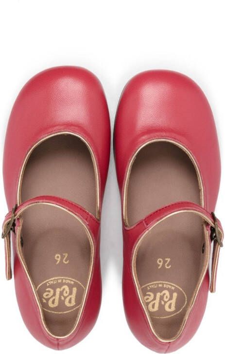 Pèpè buckled ballerina shoes Red