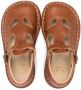 Pèpè closed-toe leather sandals Brown - Thumbnail 3