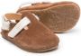 Pèpè closed-toe suede sandals Brown - Thumbnail 2