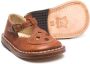 Pèpè cut-out leather sandals Brown - Thumbnail 2