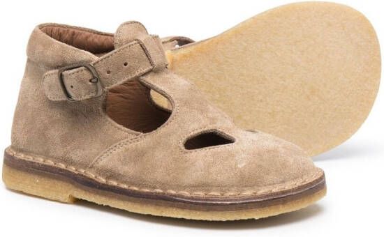 Pèpè cut-out leather sandals Neutrals