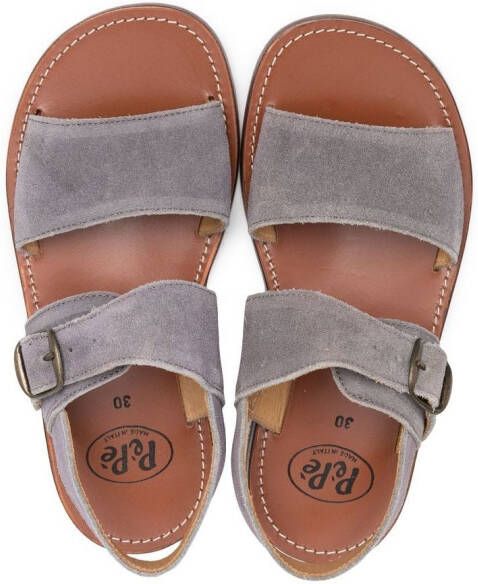 Pèpè double-strap flat sandals Grey