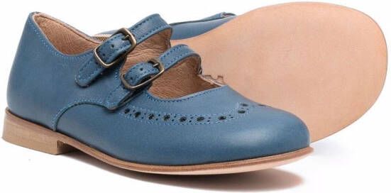 Pèpè double-strap shoes Blue