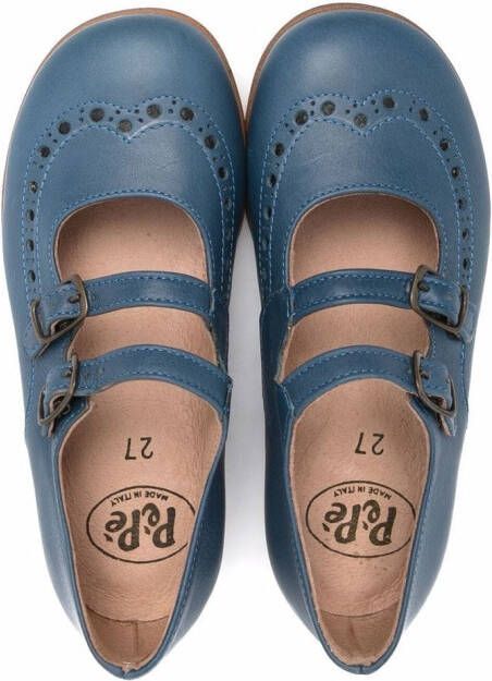 Pèpè double-strap shoes Blue