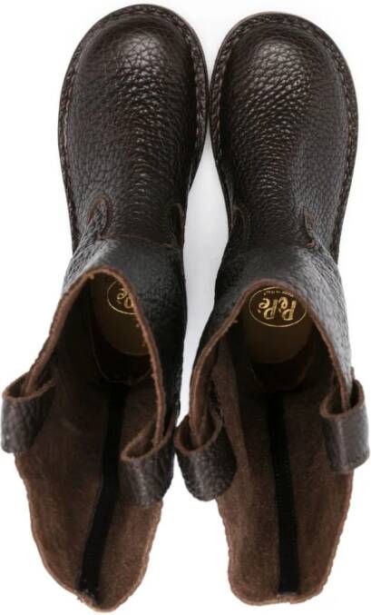 Pèpè Dune leather boots Brown