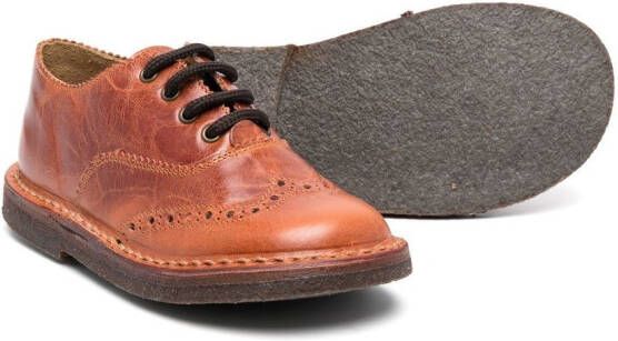 Pèpè Dusty lace-up brogues Brown