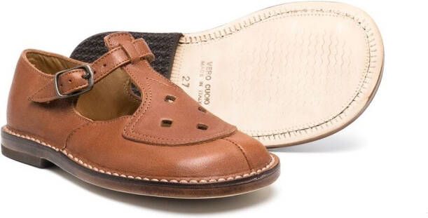Pèpè Ezra cut-out sandals Brown