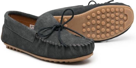 Pèpè front tie-fastening loafers Grey