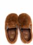 Pèpè fur-trimmed slip-on shoes Brown - Thumbnail 3