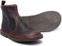 Pèpè grained leather ankle boots Brown - Thumbnail 2