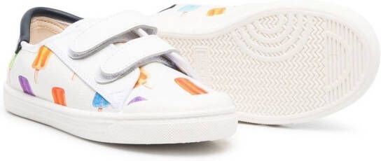 Pèpè ice-lolly print sneakers White