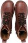 Pèpè lace-up leather ankle boots Brown - Thumbnail 3