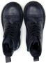 Pèpè lace-up leather boots Blue - Thumbnail 3
