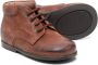 Pèpè lace-up leather boots Brown - Thumbnail 2