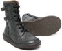 Pèpè lace-up leather boots Grey - Thumbnail 2