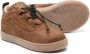 Pèpè lace-up leather sneakers Brown - Thumbnail 2