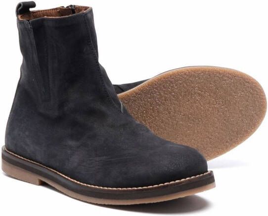 Pèpè leather ankle boots Black