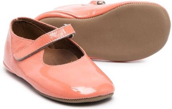 Pèpè leather ballerina shoes Orange