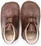 Pèpè leather crib shoes Brown - Thumbnail 3