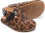 Pèpè leopard-print leather closed-toe sandals Brown - Thumbnail 2