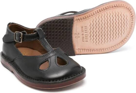 Pèpè Lucy leather sandals Black