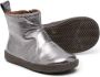 Pèpè metallic-finish leather boots Grey - Thumbnail 1