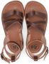 Pèpè open-toe leather sandals Brown - Thumbnail 3