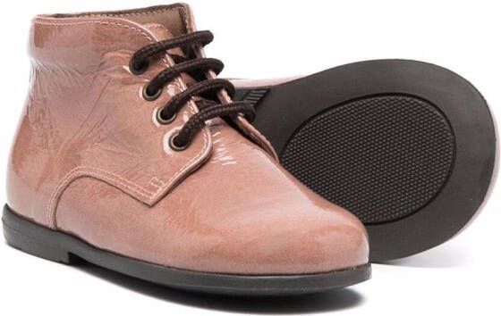 Pèpè patent leather boots Neutrals