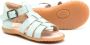 Pèpè patent-leather multi-strap sandals Green - Thumbnail 2