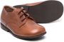 Pèpè pebbled-leather Derby shoes Brown - Thumbnail 2