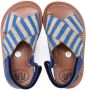 Pépé Kids crossover toe-strap sandals Blue - Thumbnail 3