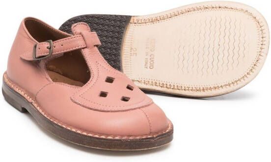 Pépé Kids Ezra cut-out sandals Pink