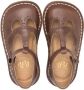 Pèpè perforated-detail leather sandals Brown - Thumbnail 3