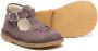 Pèpè perforated-detail leather sandals Purple - Thumbnail 2