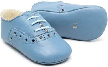 Pèpè perforated lace-up shoes Blue