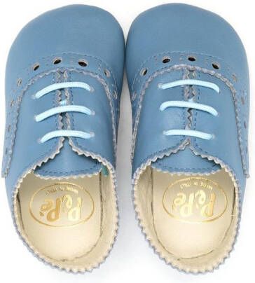 Pèpè perforated lace-up shoes Blue