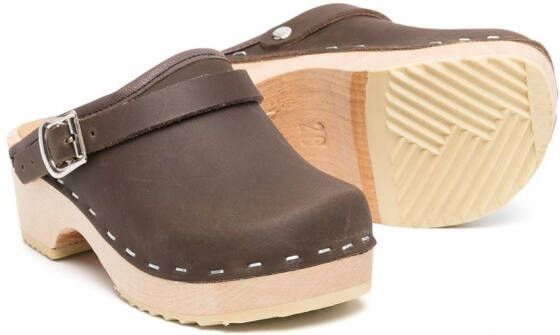 Pèpè platform clog sandals Brown