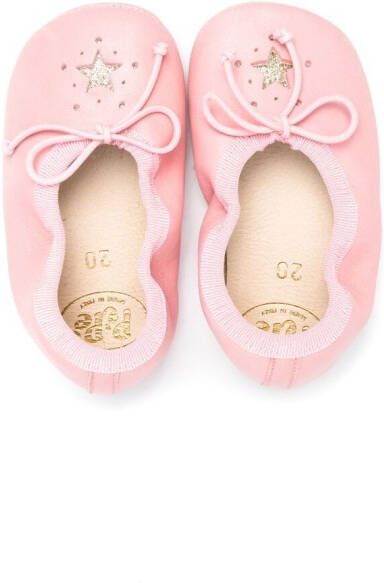 Pèpè Rosa crib shoes Pink