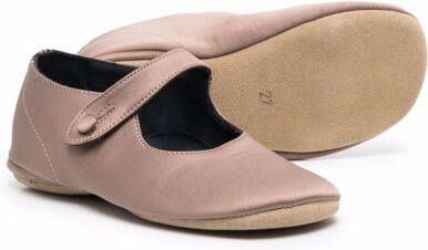 Pèpè side-button ballerina shoes Brown