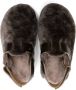 Pèpè slingback fleece slippers Brown - Thumbnail 3