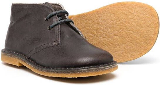 Pèpè square toe ankle boots Brown